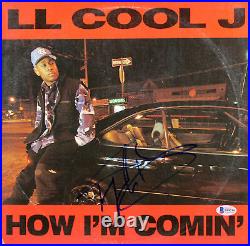 L. L. Cool J. Signed How I'm Comin' Album Cover With Vinyl Autographed BAS #B18214
