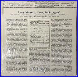 LEROY VINNEGAR QUINTET Walks Again Original Vinyl Record Album LP In Shrink MINT