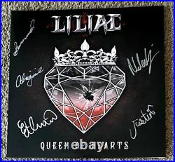 LILIAC Signed Autographed Queen of Hearts VINYL Double Album Cover Error RARE