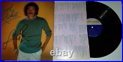 LIONEL RICHIE Signed Motown Records Debut Album Photo Cover+Vinyl Commodores JSA