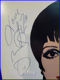 Liza Minnelli Live At Carnegie Hall Andy Warhol Cover Signed Album Vinyl Record