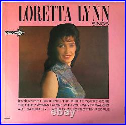 Loretta Lynn Sings Factory SEALED 1963 US Stereo 1st Press Debut Album NEW