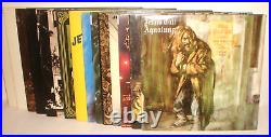 Lot of 15 Jethro Tull Vinyl LP Record Albums Aqualung Etc. (Near-Mint To Mint)