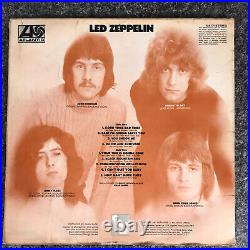 Lp Led Zeppelin Debut Album 1st Uk Press Version 6 Orange Purple Label Vg+/ex