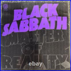 Lp Vinyl Album Black Sabbath Master Of Reality Uk 1st Press 6360 050 Nice Copy