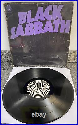 Lp Vinyl Album Black Sabbath Master Of Reality Uk 1st Press 6360 050 Vg+/vg/ex
