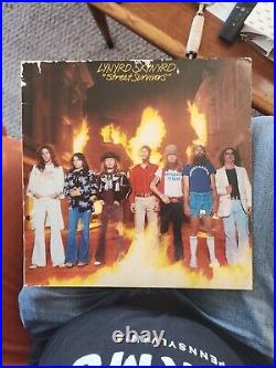 Lynyrd Skynyrd Street Survivors Lp MCA-3029 1977 BANNED COVER withINSERTS