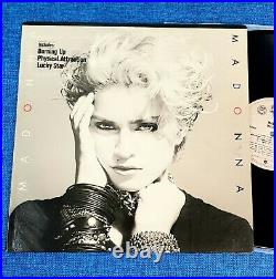MADONNA FIRST ALBUM 12'' VINYL PHILIPPINES LP RECORD 1983 Promo Hyped Song Cover