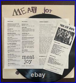 MEAT JOY America's Entertainment Nightmare Vinyl Album w ORIGINAL ART ++ RARE