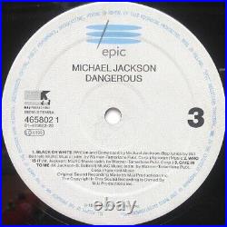 MICHAEL JACKSON Dangerous Vinyl Record Album LP Epic 1991 Original 1st Jacksons
