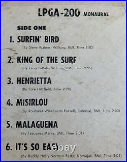 MONO 1965 THE TRASHMEN SURFIN' BIRD VINTAGE SURF GARAGE! Play Tested