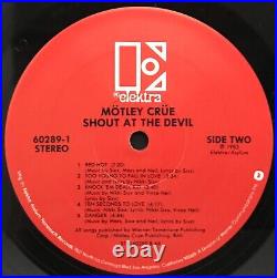 MOTLEY CRUE Shout At The Devil LP Original 1983 Elektra Allied Press VG+