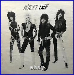 MOTLEY CRUE Too Fast For Love Rare 2nd Press LP 1981 Leathür Records VG / VG+