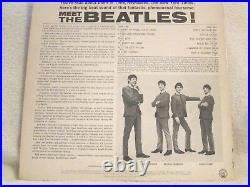Meet The Beatles 1964 Mono Brit-pop East Coast Rare 1 Bmi Label Variation Ex