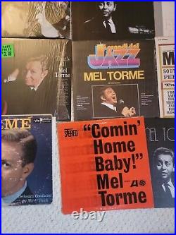 Mel Torme Huge Lot on Vinyl LP Record Albums. Nerve, Columbia, Atlantic Records