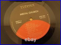 Metal Church lot 3 lp 1985, 84,89 Elektra press vg++