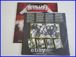 Metallica Master Of Puppets Vinyl LP Record Album 1986 Original Great Condition