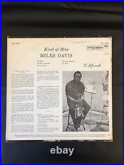 Miles Davis Kind of Blue LP Columbia 6-eye, CL-1355, Vintage Record Album