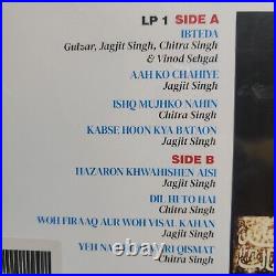 Mirza Ghalib Jagjit Chitra Singh 2 Vinyl LP Records Set Bollywood Indian Mint