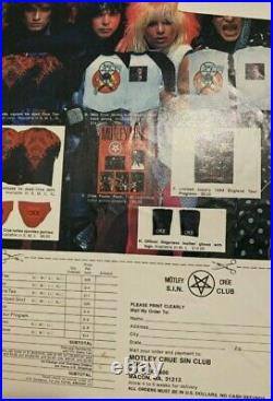 Motley Crue 1982 Too Fast For Love Elektra Asylum Records Vinyl LP Album
