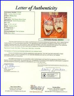 Motley Crue Band Signed Autographed Album Cover Mars Niel Lee Sixx JSA LOA