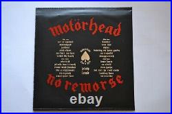 Motörhead No Remorse Leder Cover Coloured Gold Vinyl Limited Edition