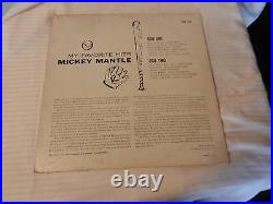 My Favorite Hits Mickey Mantle RCA Victor LP LPM-1704