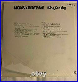 NEW SEALED MERRY CHRISTMAS Bing Crosby Vinyl LP Album MCA RECORDS ADESTE FIDELIS