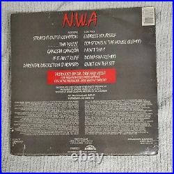 NWA Straight Outta Compton NWA 1988 Vinyl 1st Press DR. DRE Cube EAZY-E