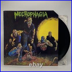 Necrophaga Season Of The Dead 1987 US 1st Press Album (NM) Ultrasonic Clean