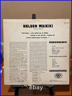 Nelson Waikiki Ukulele Stylist by Nelson Waikiki Vinyl Record Signed Album Cover