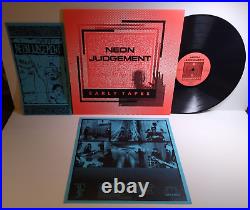 Neon Judgement Early Tapes Vinyl LP Record Album Minimal Electronic With Inserts