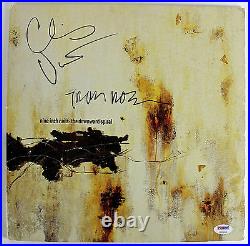 Nine Inch Nails Signed Downward Spiral Album Cover Reznor Vrenna Psa/dna Z03433