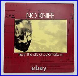 No Knife Fire In The City Of Automations Rare Vinyl Lp EX Math Rock Punk