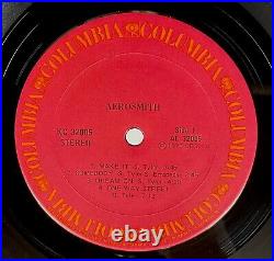 ORIGINAL 1973 AEROSMITH 1st Album MISPRINT Walking the DIG COVER Lp Vinyl EUC+