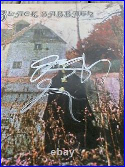OZZY OSBOURNE Signed Black Sabbath Vinyl LP Autographed JSA LOA Album cover