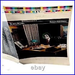Original Vintage Vinyl Album Cover Printers Proof Randy Newman Born Again
