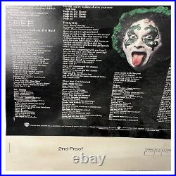 Original Vintage Vinyl Album Cover Printers Proof Randy Newman Born Again