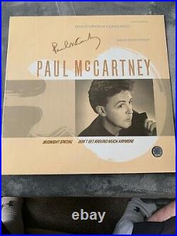 PAUL MCCARTNEY SIGNED ALBUM COVER WithVINYL COA AUTOGRAPHED