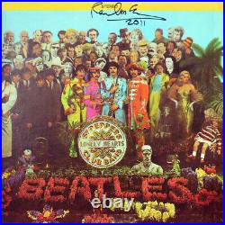 Paul McCartney 2011 Signed Sgt. Peppers Album Cover With Vinyl JSA & Caiazzo LOA
