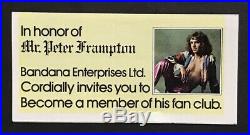 Peter Frampton Signed Im Into You Album Cover Vinyl Record Autograph MT PSA COA