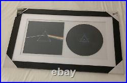 Pink Floyd Genuine Framed Album Cover Dark Side Of The Moon Vinyl Record
