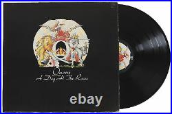 Queen (4) Mercury, May, Taylor & Deacon Signed Album Cover With Vinyl BAS #AA03409
