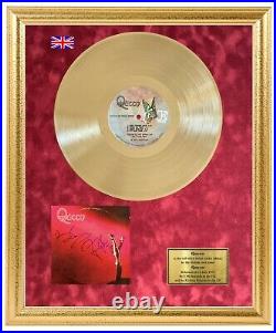 Queen Queen Signed Album Cover Photo Vinyl Framed Display