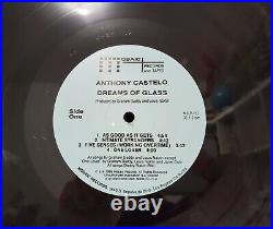 RARE AUTOGRAPHED Anthony Castelo Dreams of Glass 1988 LP Vinyl Record Album