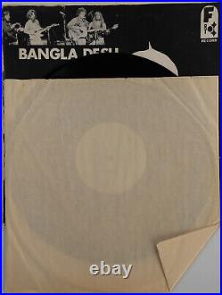 RARE George Harrison Bangla Desh 1971 Unofficial Release LP Album Vinyl EX