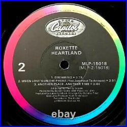 ROXETTE Heartland Promo Mini-Album 1984 Capitol MLP-15018 First Press NM / VG