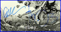 Radiohead (5) Signed A Moon Shaped Pool Album Cover With Vinyl PSA/DNA #AB10731