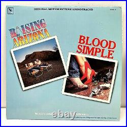 Raising Arizona/Blood Simple Carter Burwell 1987 Vinyl VS Records 1st Press