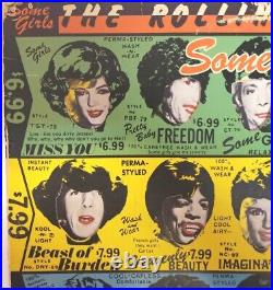 Rare 1978 Rolling Stones Banned Album Cover Some Girls